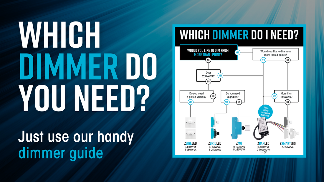 Which dimmer do you need? Use our handy LED dimmer guide to find out