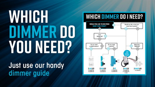 Which dimmer do you need? Use our handy LED dimmer guide to find out